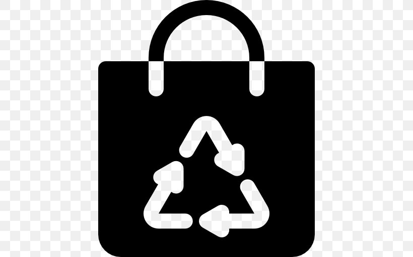 Shopping Bags & Trolleys Waste Recycling, PNG, 512x512px, Shopping Bags Trolleys, Area, Bag, Black, Black And White Download Free