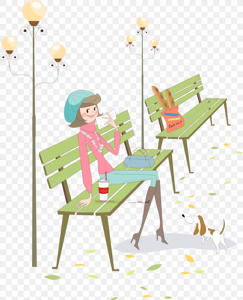 Bench Chair Park, PNG, 2235x2756px, Bench, Art, Cartoon, Chair, Fictional Character Download Free