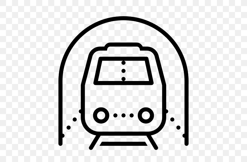 Rail Transport Train Rapid Transit Clip Art, PNG, 540x540px, Rail Transport, Area, Black, Black And White, Black White Download Free