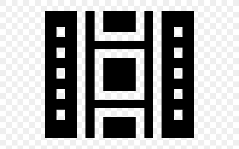 Filmstrip Symbol Arrow, PNG, 512x512px, Filmstrip, Area, Black, Black And White, Brand Download Free