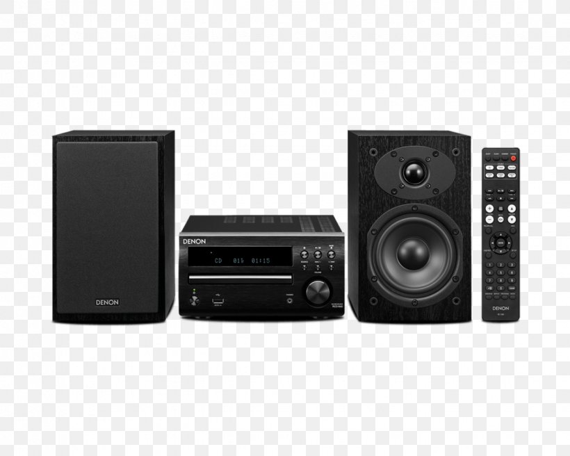High Fidelity Denon D-M40 Audio System Denon D-M41 DAB Bluetooth, CD, DAB+, FM, Black, PNG, 1125x900px, High Fidelity, Audio, Audio Equipment, Audio Receiver, Compact Disc Download Free