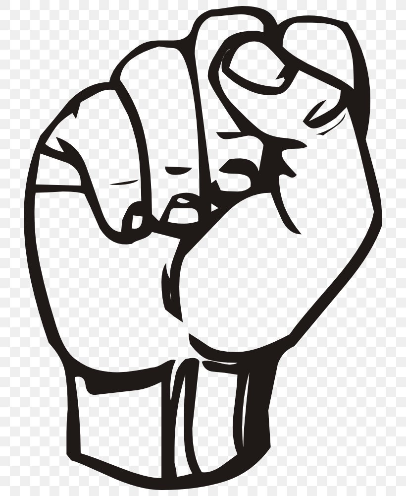 American Sign Language Fist Clip Art, PNG, 748x1000px, Sign Language, American Sign Language, Art, Artwork, Black And White Download Free