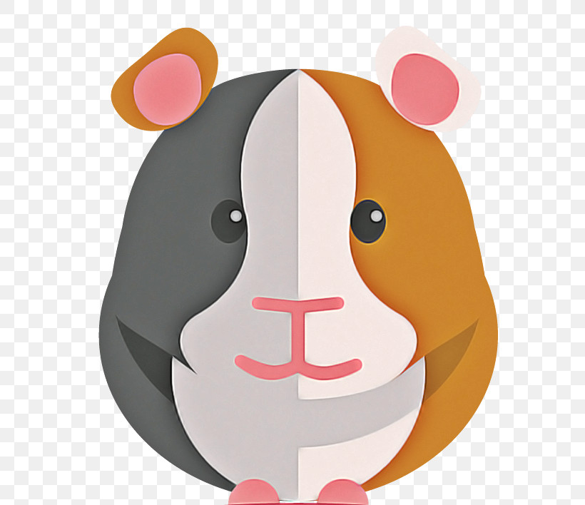 Cartoon Nose Snout Guinea Pig, PNG, 708x708px, Cartoon, Guinea Pig, Nose, Snout Download Free
