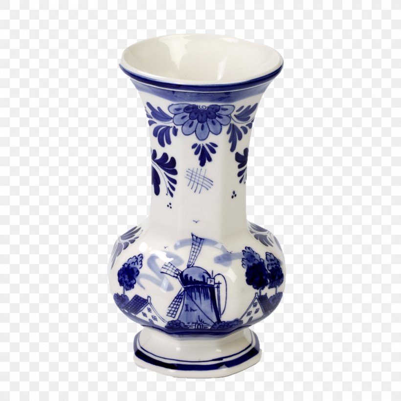Vase Ceramic Blue And White Pottery Cobalt Blue Porcelain, PNG, 1000x1000px, Vase, Artifact, Blue, Blue And White Porcelain, Blue And White Pottery Download Free