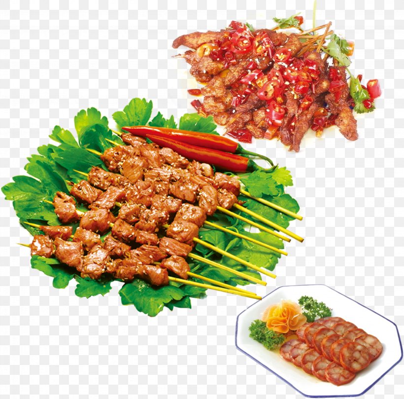 Barbecue Kebab Chuan Meat, PNG, 3069x3030px, Barbecue, Animal Source Foods, Asian Food, Cdr, Chuan Download Free