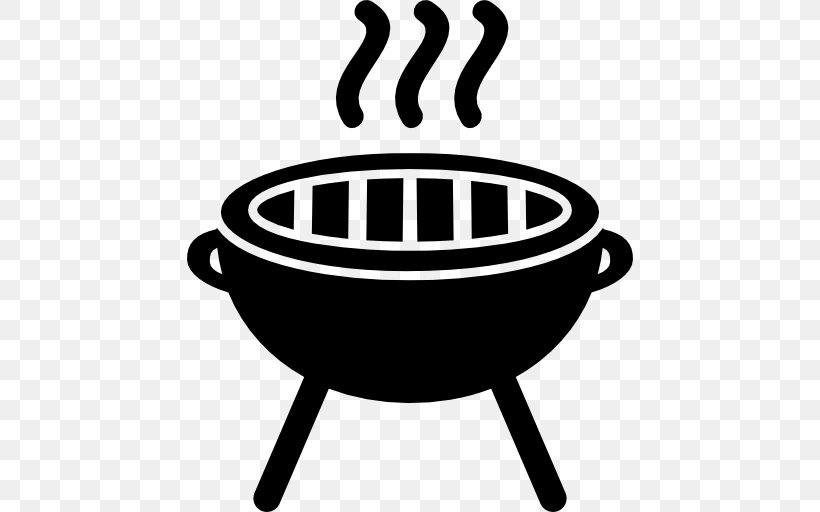 Barbecue Sauce Grilling Pig Roast Clip Art, PNG, 512x512px, Barbecue, Barbecue Sauce, Black And White, Charbroil Truinfrared 463633316, Cookware And Bakeware Download Free