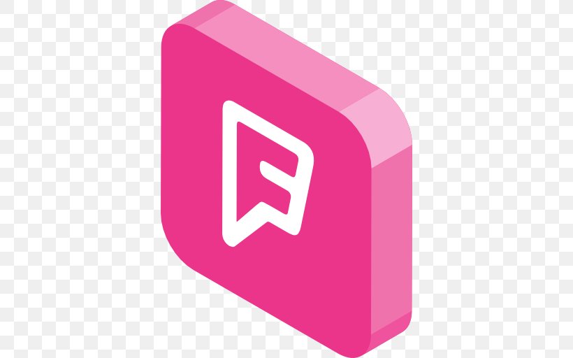 Logo, PNG, 512x512px, Logo, Brand, Foursquare, Magenta, Pink Download Free