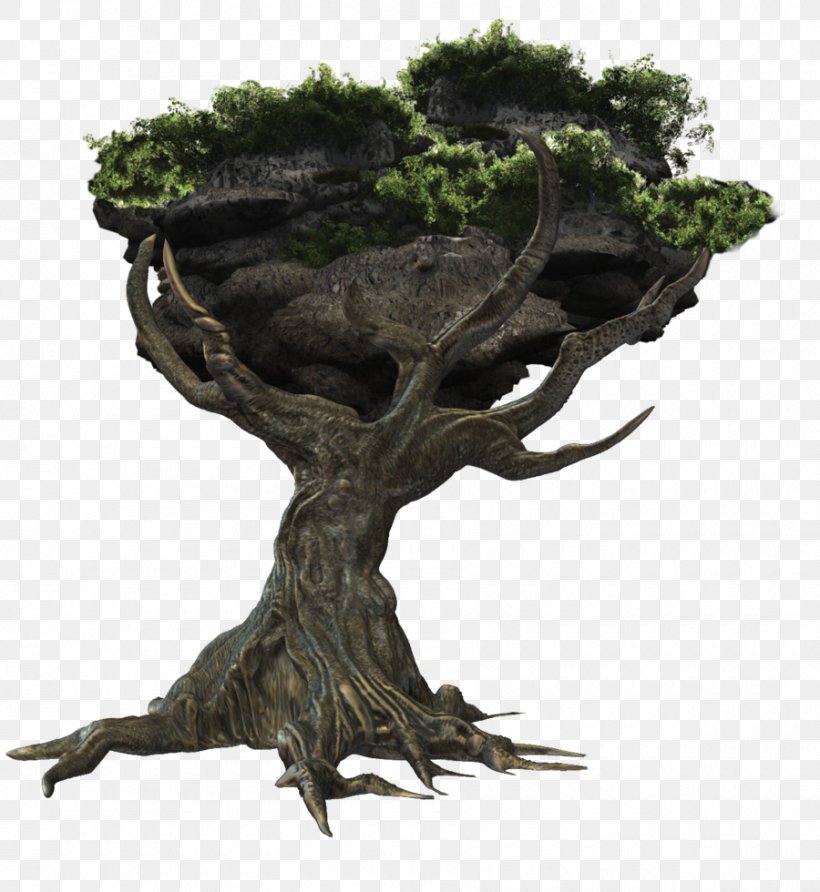 Tree Fantasy Trunk, PNG, 900x980px, Tree, Art, Bonsai, Fantasy, Houseplant Download Free