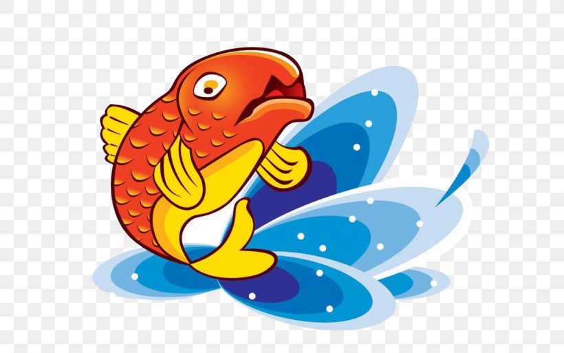 Koi Fish Cartoon Clip Art, PNG, 1024x641px, Koi, Advertising, Altay Prefecture, Animal, Aquaculture Download Free