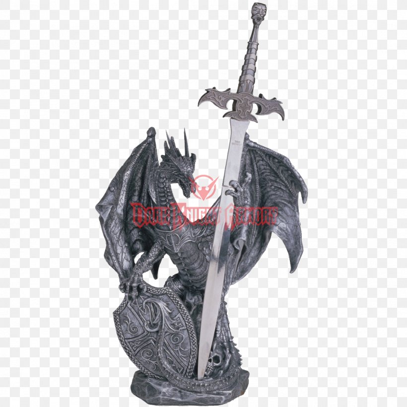 Figurine Statue Dragon Sword Fantasy, PNG, 1098x1098px, Figurine, Art, Collectable, Decorative Arts, Dragon Download Free