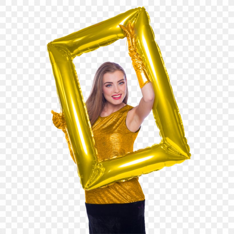 Toy Balloon Picture Frames Gold Wedding Inflatable, PNG, 1000x1000px, Toy Balloon, Balloon, Birthday, Foil, Gold Download Free