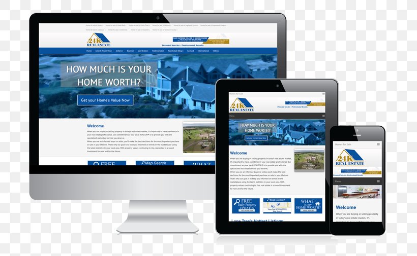 Website Real Estate Web Page Web Design Business, PNG, 750x505px, Real Estate, Brand, Building, Business, Communication Download Free