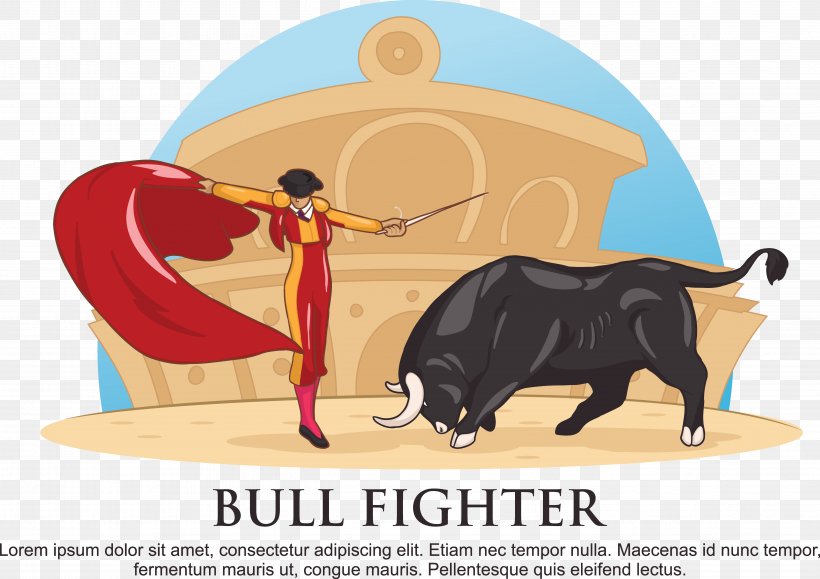 Spanish Fighting Bull Bullfighting Clip Art, PNG, 4893x3456px, Spanish Fighting Bull, Brand, Bull, Bullfighter, Bullfighting Download Free