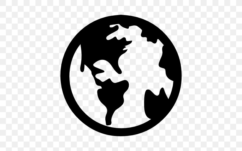Globe Earth World, PNG, 512x512px, Globe, Black And White, Earth, Monochrome, Monochrome Photography Download Free