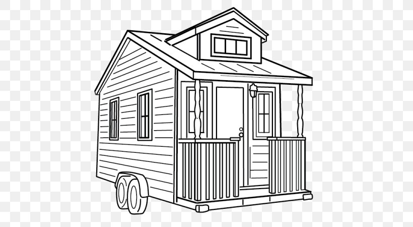 Tiny House Movement Home Building Interior Design Services, PNG, 600x450px, Tiny House Movement, Area, Bedroom, Black And White, Building Download Free