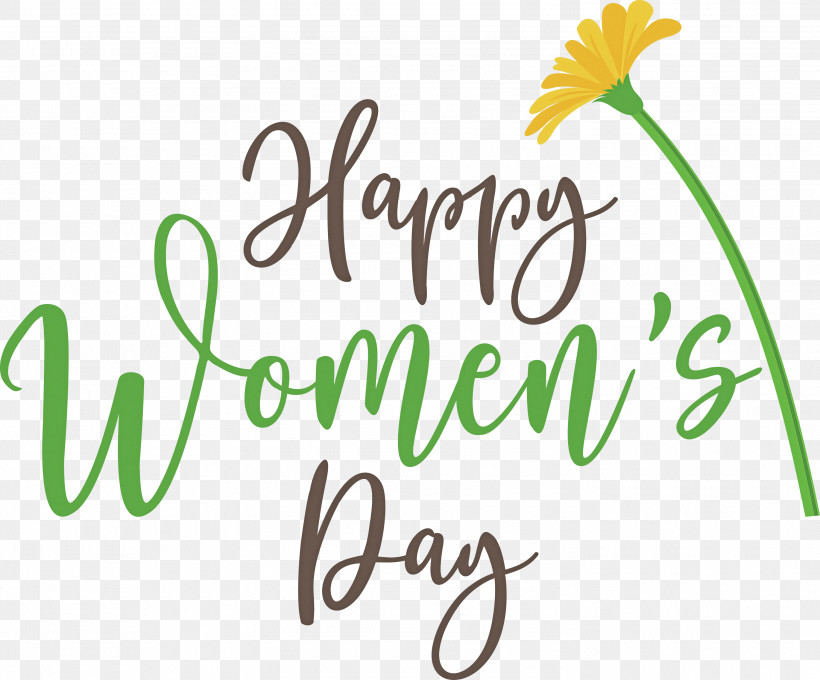 Happy Womens Day International Womens Day Womens Day, PNG, 3000x2490px, Happy Womens Day, Flora, Flower, Green, Happiness Download Free