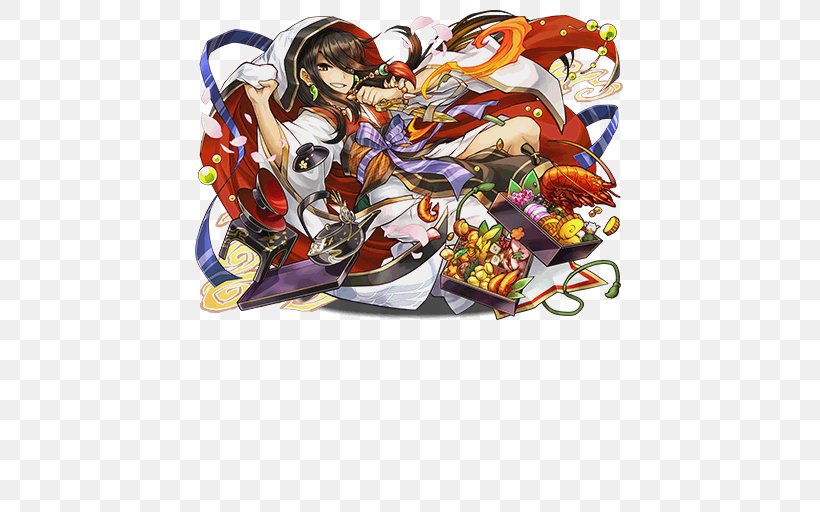 Puzzle & Dragons Kusanagi Japanese New Year Star Dragon Quest Zhēngyuè, PNG, 512x512px, Watercolor, Cartoon, Flower, Frame, Heart Download Free