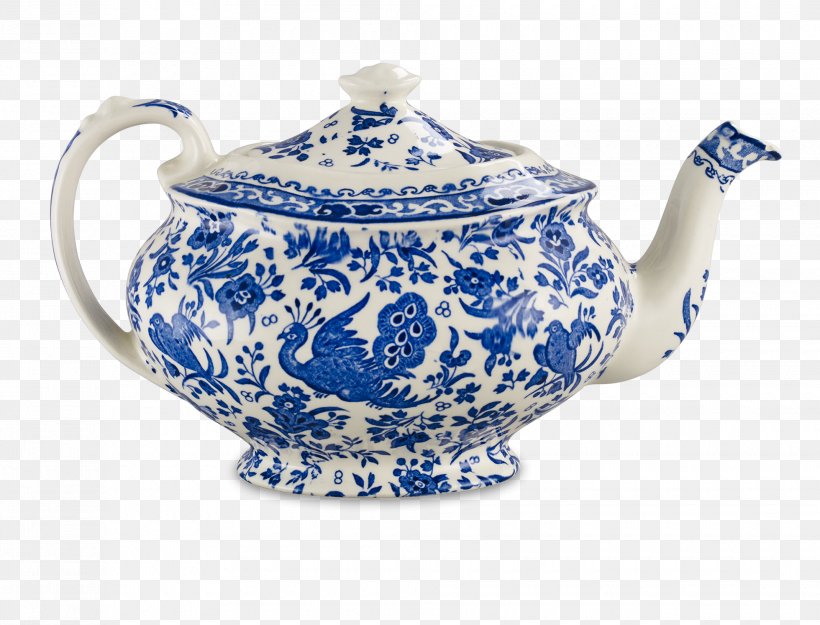 Teapot Tableware Burleigh Pottery, PNG, 1960x1494px, Tea, Blue And White Porcelain, Burleigh Pottery, Ceramic, Cup Download Free