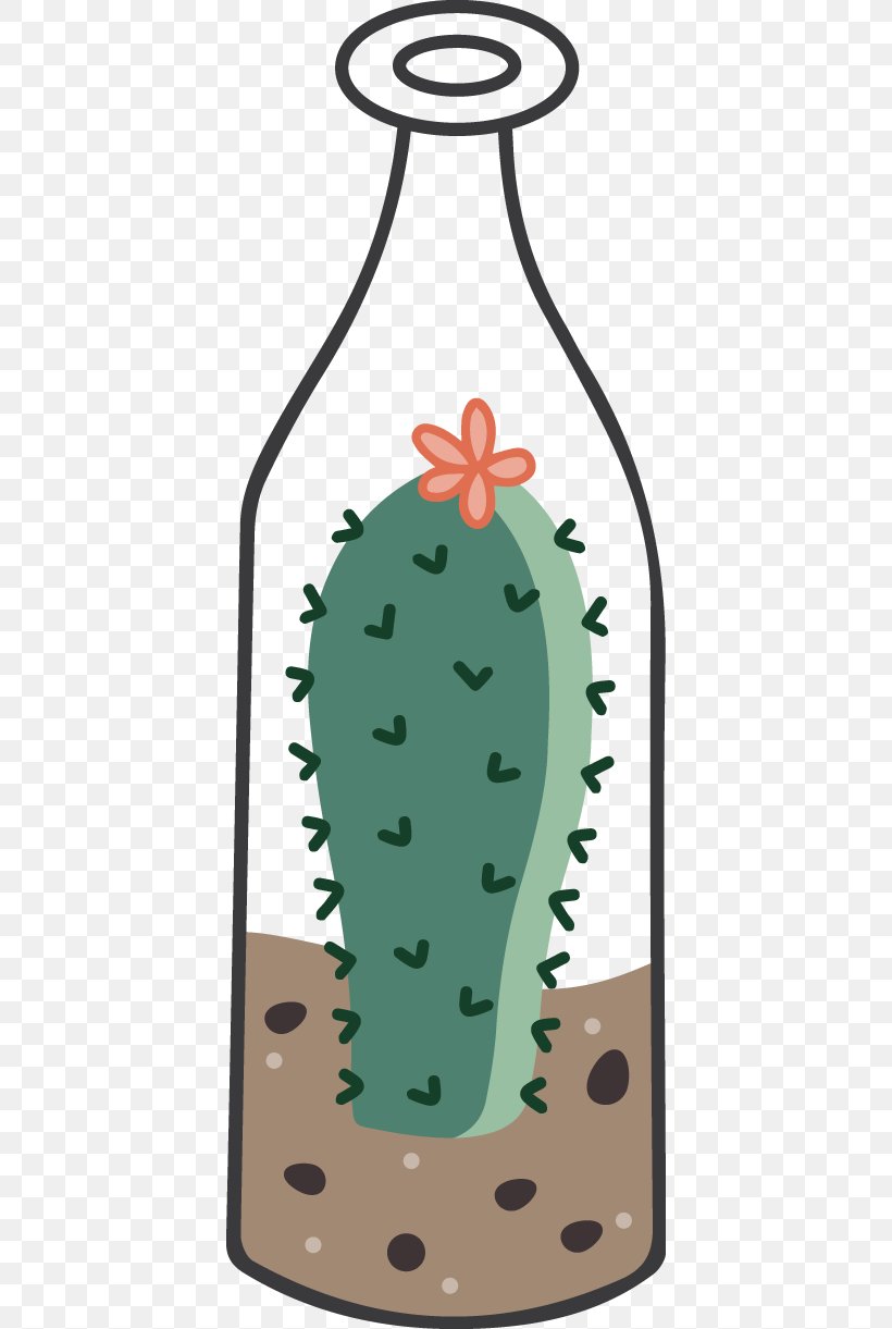 Cactaceae Cartoon Illustration, PNG, 404x1221px, Cactaceae, Amphibian, Botanical Illustration, Bottle, Cartoon Download Free