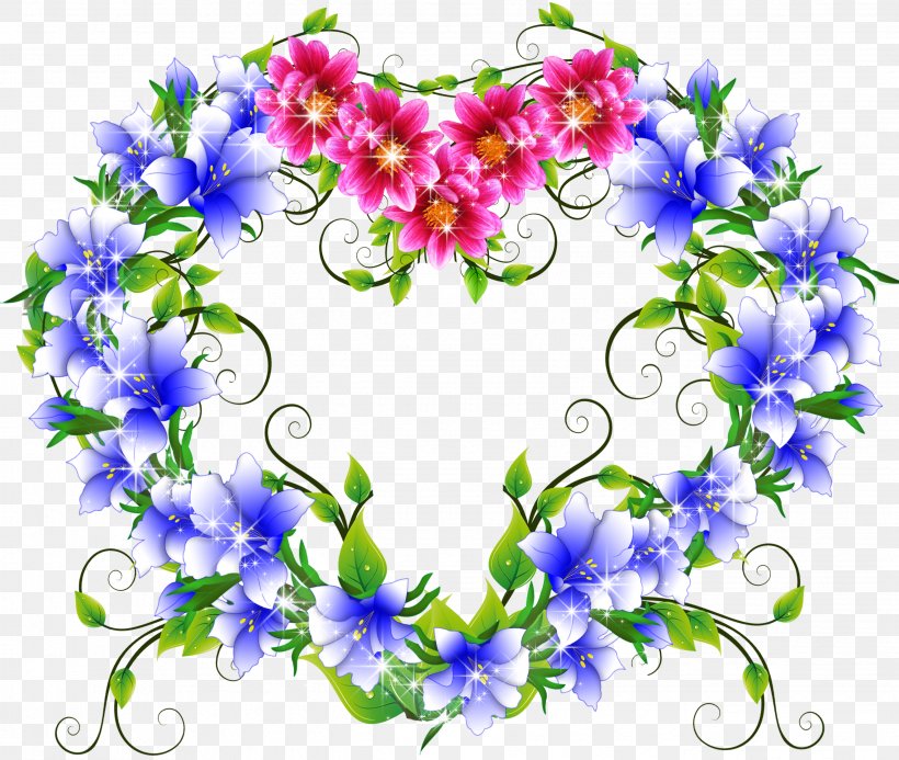 Cut Flowers Heart Blue Rose, PNG, 2649x2240px, Flower, Blue, Blue Rose, Branch, Cut Flowers Download Free