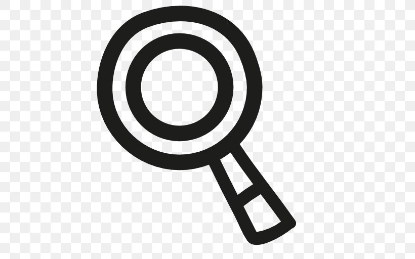 Magnifying Glass, PNG, 512x512px, Magnifying Glass, Black And White, Brand, Glass, Logo Download Free
