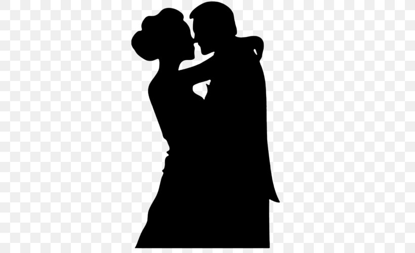 Silhouette Drawing Romance Film, PNG, 303x500px, Silhouette, Black, Black And White, Bride, Color Download Free