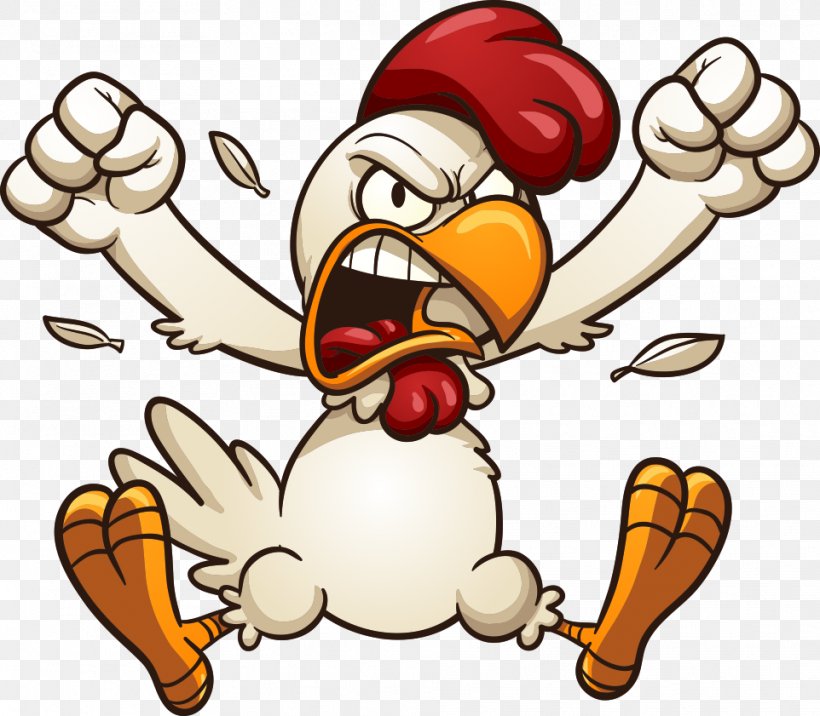 Vector Cartoon Rooster, PNG, 962x841px, Chicken, Anger, Art, Artwork, Beak Download Free