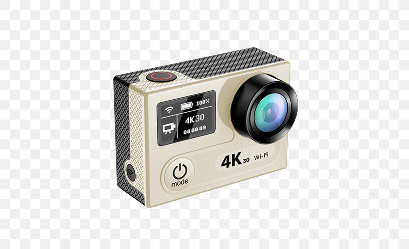 Video Action Camera 4K Resolution Wide-angle Lens GoPro, PNG, 500x500px, 4k Resolution, Video, Action Camera, Camera, Cameras Optics Download Free