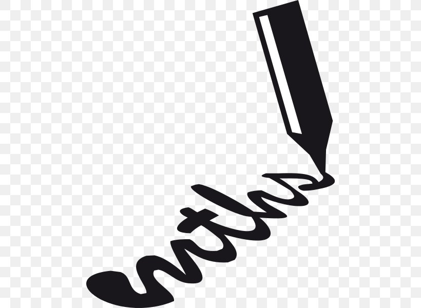 Writing Process Ink Clip Art, PNG, 484x600px, Writing, Black, Black And White, Brand, Calligraphy Download Free