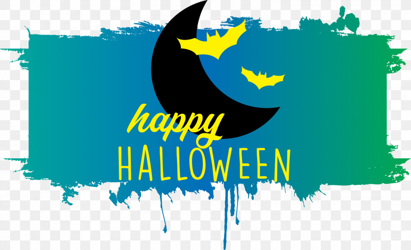 Happy Halloween, PNG, 3000x1827px, Happy Halloween, Logo, M, Microsoft Azure, Text Download Free