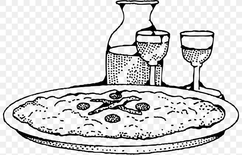 Ready-to-Use Food And Drink Spot Illustrations Italian Cuisine Clip Art, PNG, 800x525px, Italian Cuisine, Artwork, Barware, Black And White, Drinkware Download Free