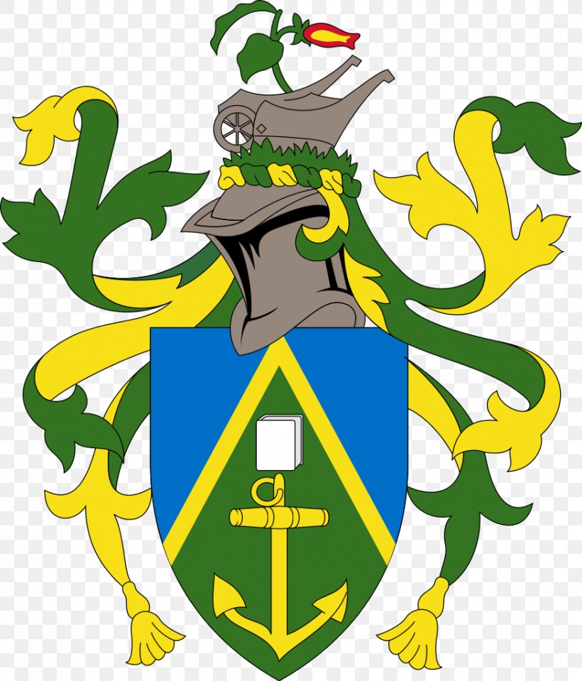 Adamstown Ducie Island Flag And Coat Of Arms Of The Pitcairn Islands Oeno Island British Overseas Territories, PNG, 875x1024px, Adamstown, Artwork, Beak, British Overseas Territories, Coat Of Arms Download Free