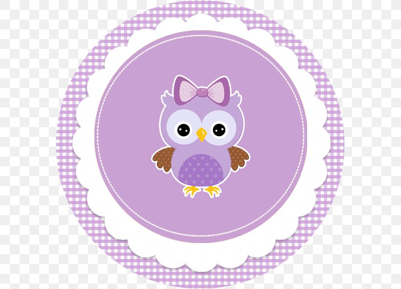 Little Owl Baby Shower Cupcake Label, PNG, 591x591px, Owl, Adhesive, Baby Shower, Beak, Bird Download Free