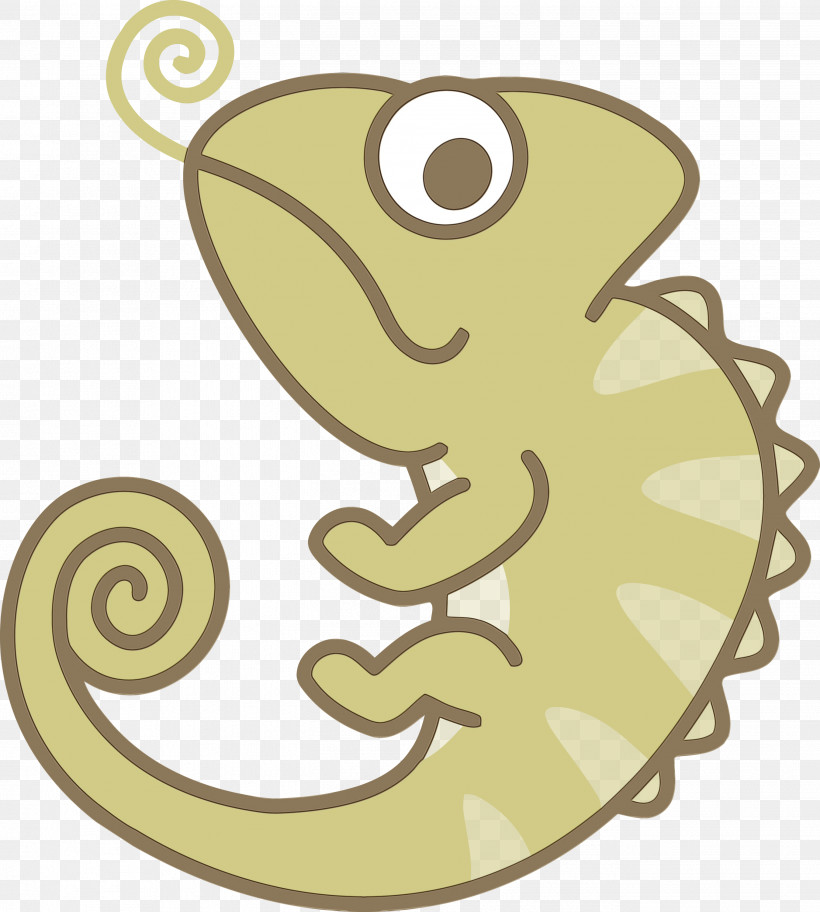 Cartoon Symbol, PNG, 2697x3000px, Chameleon, Cartoon, Cartoon Chameleon, Cute Chameleon, Paint Download Free