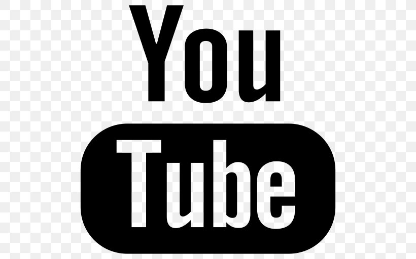 YouTube, PNG, 512x512px, Youtube, Area, Black And White, Brand, Facebook Download Free