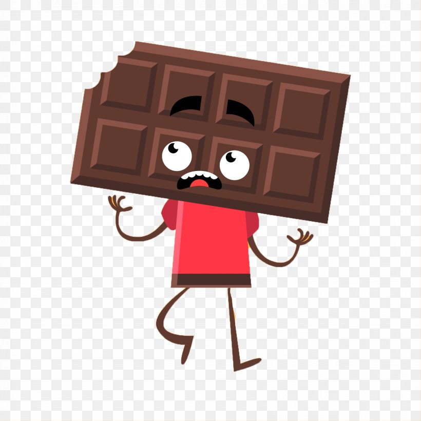Chocolate Bar Twix Cartoon, PNG, 1667x1667px, Chocolate Bar, Brown, Candy, Cartoon, Chocoholic Download Free