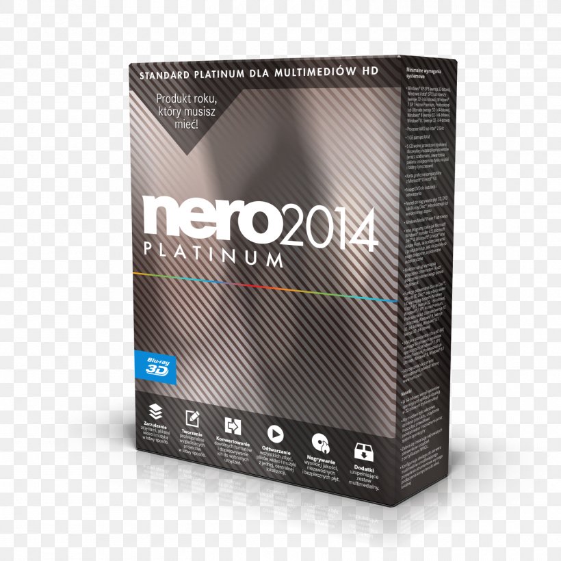 Blu-ray Disc Nero Multimedia Suite Nero Burning ROM Computer Software Nero Vision, PNG, 1500x1500px, Bluray Disc, Backup, Brand, Compact Disc, Computer Program Download Free