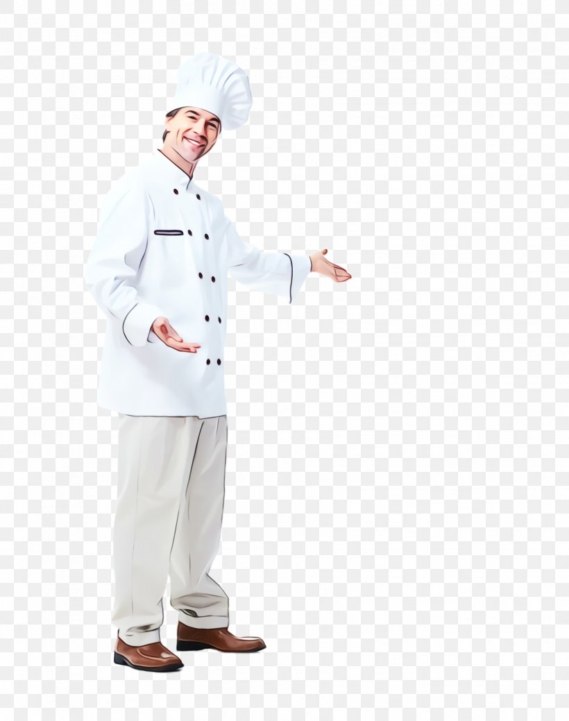 Cook Chef's Uniform Chef Uniform Chief Cook, PNG, 1776x2252px, Watercolor, Chef, Chefs Uniform, Chief Cook, Cook Download Free