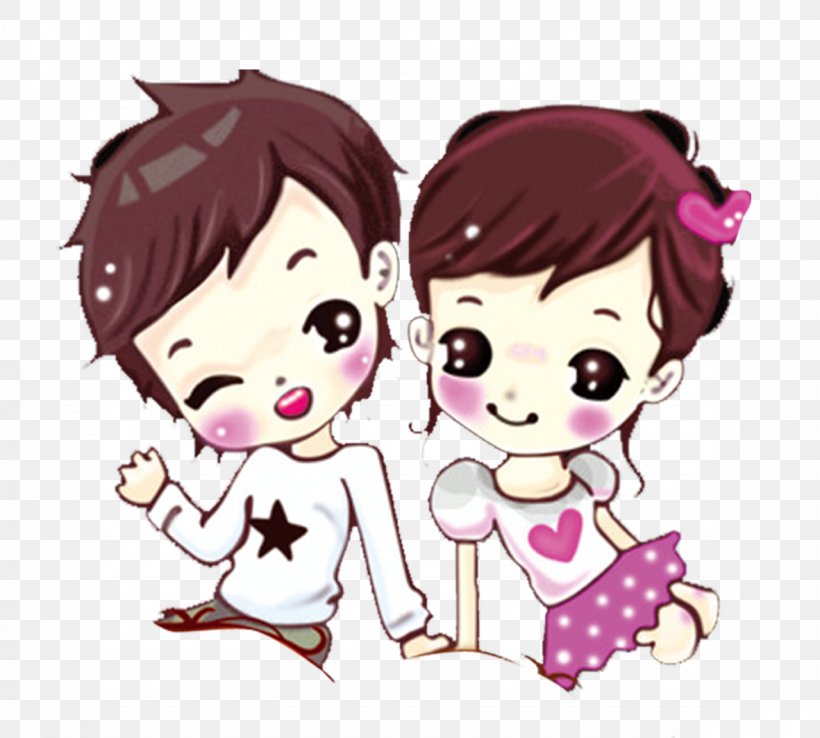 Couple Cartoon Wallpaper, PNG, 1181x1063px, Watercolor, Cartoon, Flower, Frame, Heart Download Free