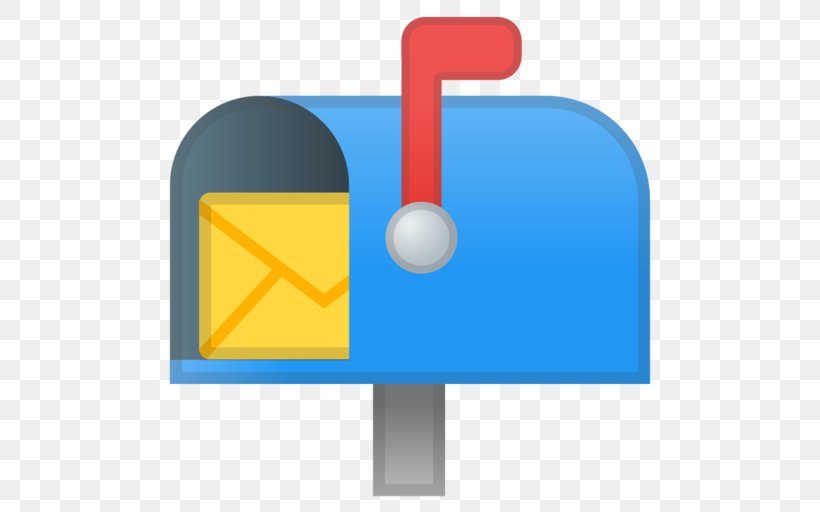 Emoji Letter Box Post Box Email Box, PNG, 512x512px, Emoji, Box, Electric Blue, Email, Email Box Download Free