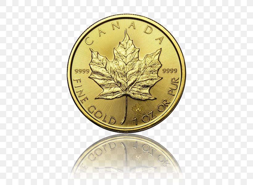 Gold Coin Canadian Gold Maple Leaf Canada, PNG, 600x600px, Coin, American Gold Eagle, Bullion Coin, Canada, Canadian Dollar Download Free