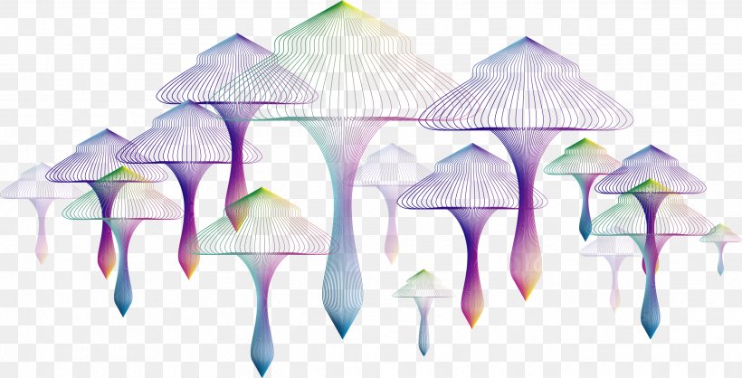 Mushroom Euclidean Vector Fungus, PNG, 2478x1266px, Mushroom, Blue, Color, Flower, Fungus Download Free