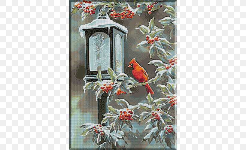 Bird Painting Northern Cardinal Canvas Art, PNG, 500x500px, Bird, Art, Artist, Beak, Bird Feeder Download Free