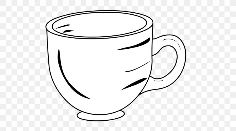 Coffee Cup Drawing Mug Clip Art, PNG, 1600x889px, Coffee Cup, Artwork, Black And White, Cup, Drawing Download Free