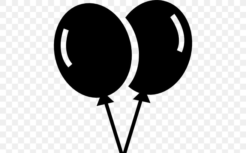 Decorative Balloons, PNG, 512x512px, Balloon, Black, Black And White, Monochrome, Monochrome Photography Download Free