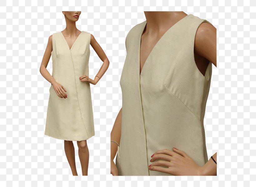 Cocktail Dress 1950s Vintage Clothing Sleeve, PNG, 600x600px, Dress, Beige, Bodice, Chiffon, Clothing Download Free