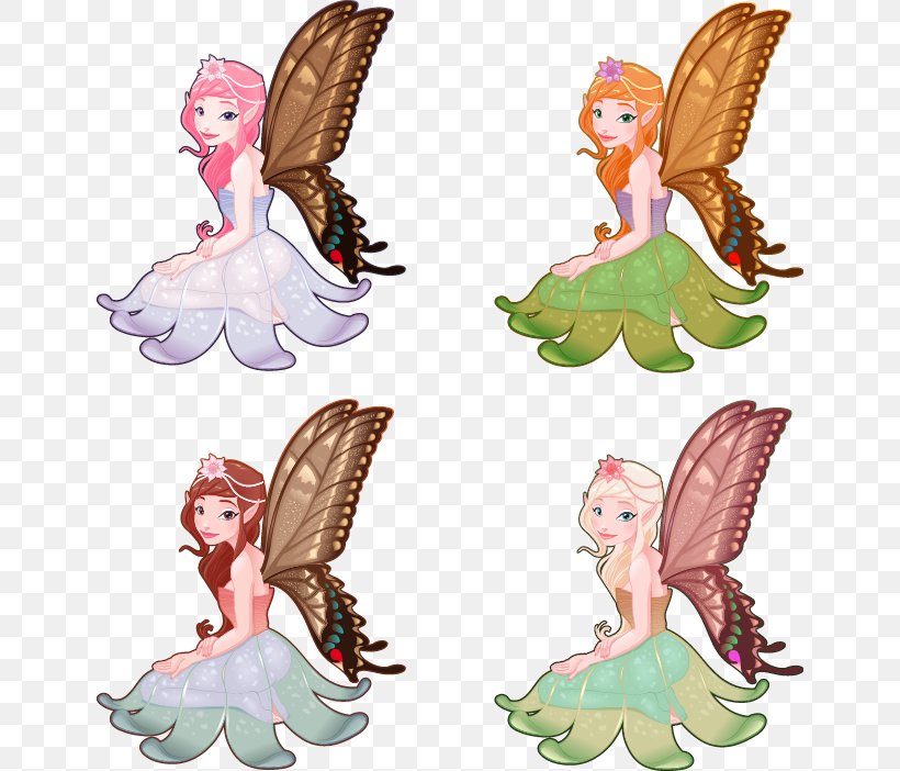 Fairy Cartoon Illustration, PNG, 644x702px, Fairy, Art, Butterfly, Cartoon, Child Download Free