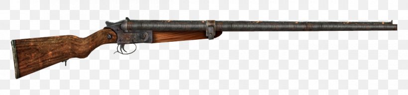 Fallout: New Vegas Fallout 3 Double-barreled Shotgun Firearm, PNG, 1200x280px, Watercolor, Cartoon, Flower, Frame, Heart Download Free