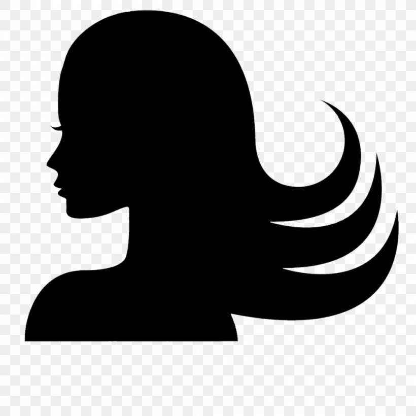 Silhouette Photography Female, PNG, 1000x1000px, Silhouette, Art, Black And White, Drawing, Face Download Free