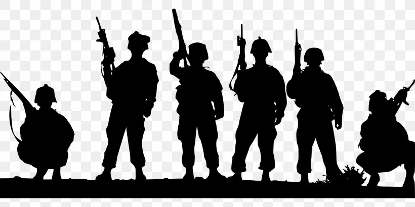Soldier Military Silhouette Army, PNG, 1920x960px, Soldier, Army, Black And White, Drawing, Infantry Download Free